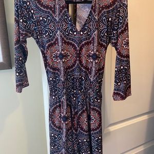 Paisley Maroon Romper